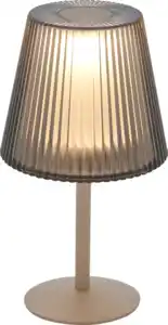 IDEENWELT Outdoor-Tischleuchte Grau