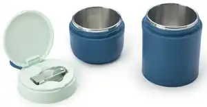 IDEENWELT 2 in1 Thermobehälter mit Löffel blau