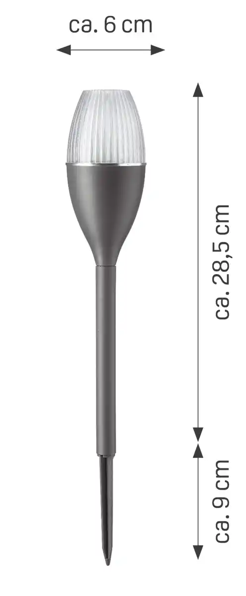 Bild 4 von IDEENWELT Solar-Gartenleuchten 4er-Set