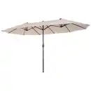 Bild 2 von Outsunny Sonnenschirm, Höhe: 240 cm, beige