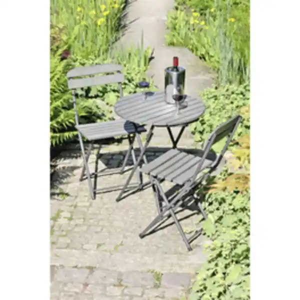 Bild 2 von GARDEN PLEASURE Balkonmöbelset, Metall, 3-teilig