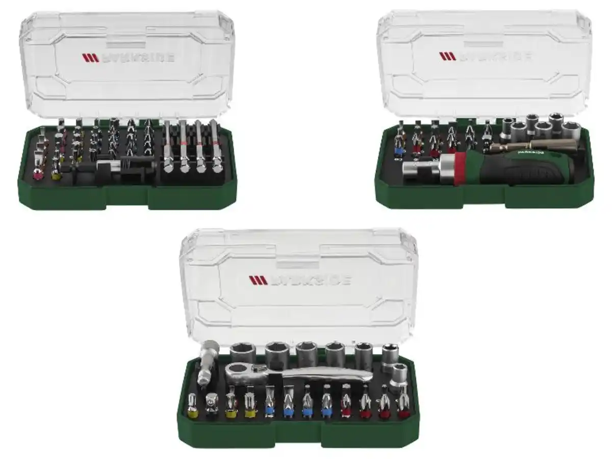 Bild 3 von PARKSIDE® Ratschen-Bit- und Steckschlüssel-Set / Bit-Set / Ratschen-Schraubendreher-Bit- und Steckschlüssel-Set