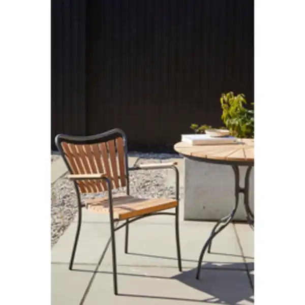 Bild 2 von Cinas Balkonset »Ellen«, Tisch: H: 73cm, Ø 80cm; Stühle: B 59xH 72xT 57cm