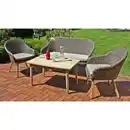 Bild 1 von GARDEN PLEASURE Loungemöbel-Gruppe, 4 Sitzplätze, Akazienholz/Aluminium/Kunststoff