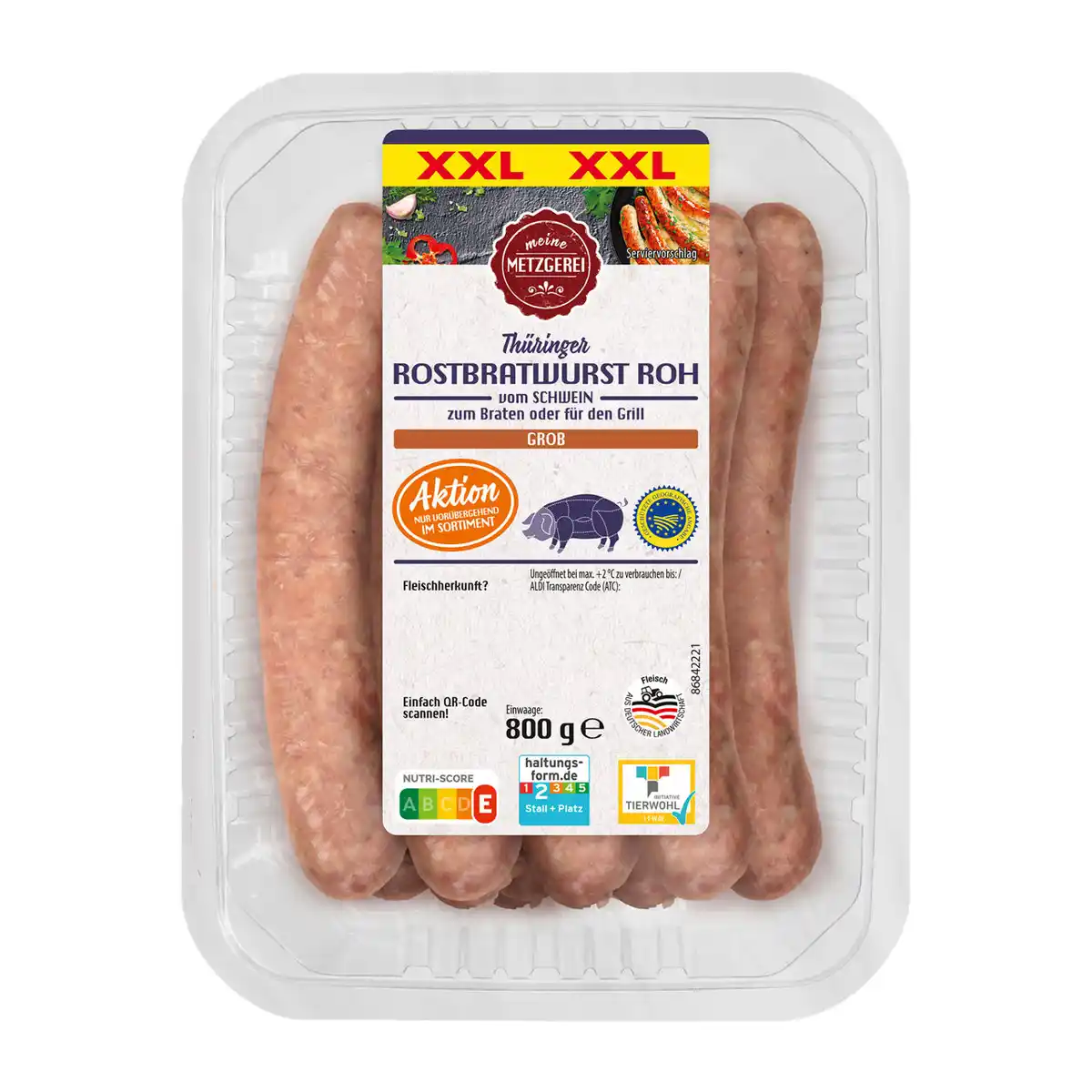 Bild 1 von MEINE METZGEREI Thüringer Rostbratwurst XXL