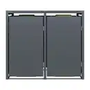 Bild 1 von Mülltonnenbox 'Clara' mit Softclose anthrazit 132 x 116 x 80 cm