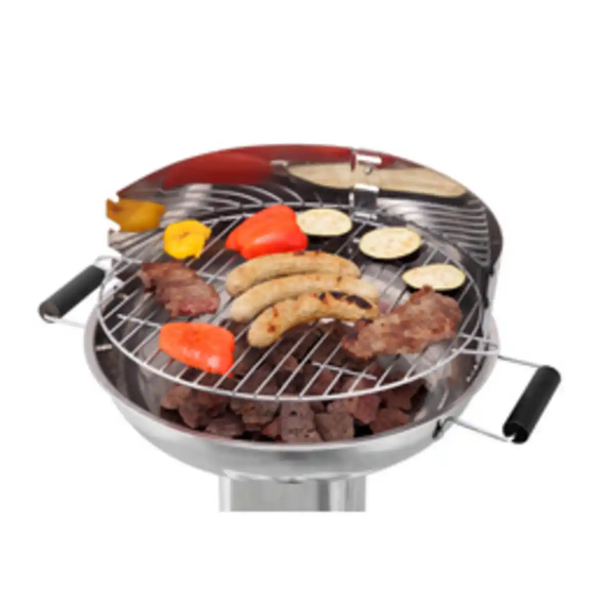 Bild 3 von TEPRO Holzkohlegrill »Hartford«, Grillfläche: 38 x 38 cm, Edelstahl, silber