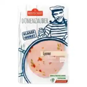 Die Rostocker Lyoner mit Paprika oder Schinkenwurst mit Spargel