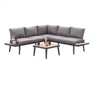 MERXX Loungeset »Korfu«, 2 tlg., 4 Sitzplätze, Stahl