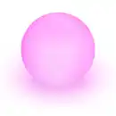 Bild 1 von Smartwares LED Solarleuchte Kugel OSL-60082 weiß 30,5 cm RGBW