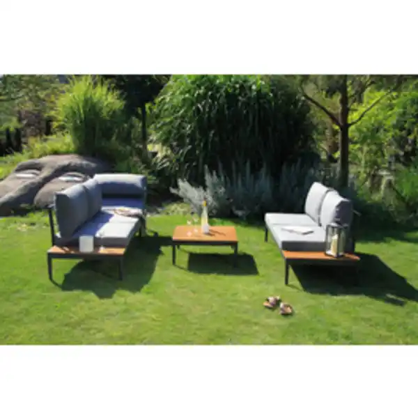 Bild 3 von acamp® Loungeset »PAROS«, 5 Sitzplätze, Polyester, inkl. Auflagen