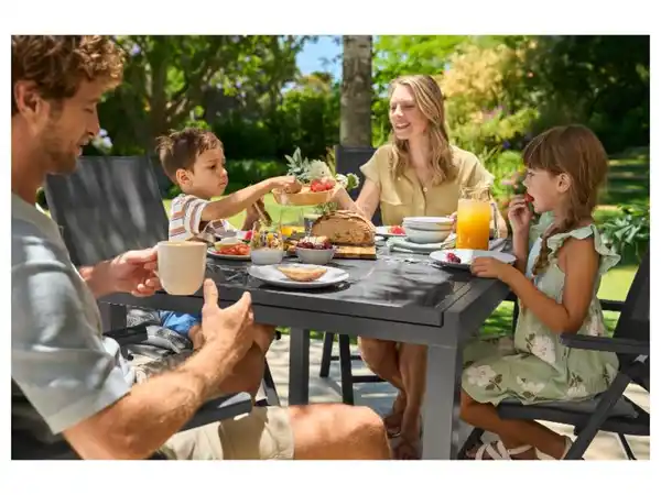 Bild 2 von LIVARNO® Alu-Gartentisch »Houston / Toronto« grau, 120-180 x 89 x 75 cm