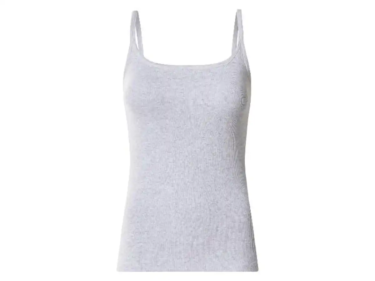 Bild 1 von ESMARA® Damen Geripptes Spaghettiträgerhemd