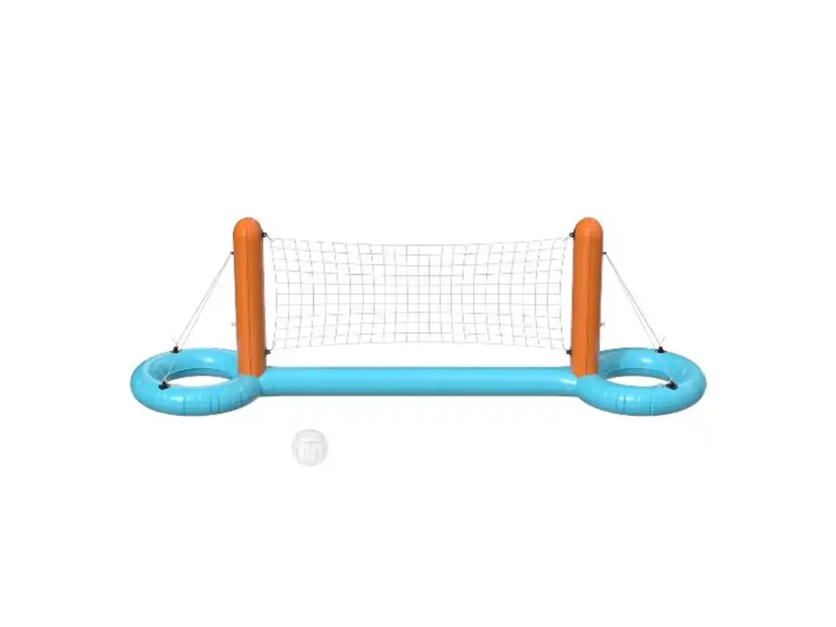 Bild 1 von CRIVIT Pool-Volleyballnetz / Pool-Tor-und-Korb-Set, aufblasbar