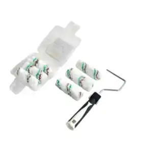 DEAL! Lasur-Set, 8-teilig, 6 Walzen, Bügel, Wannenbox