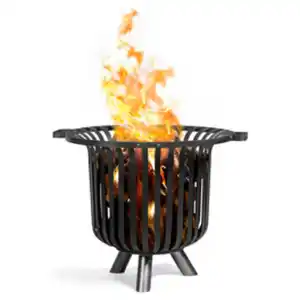 CookKing Feuerkorb »Verona 60«, BxHxT: 60 x 52 x 60 cm, schwarz