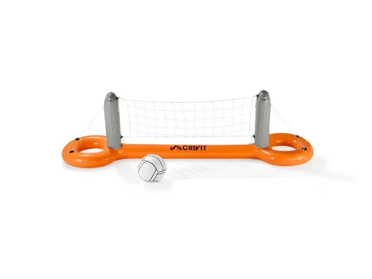 Bild 2 von CRIVIT Aufblasbares Pool-Volleyballnetz / Aufblasbares Pool-Tor-und-Korb-Set