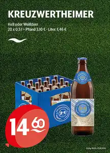 KREUZWERTHEIMER Hell oder Weißbier