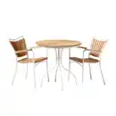 Bild 1 von Cinas Balkonset »Ellen«, Tisch: H: 73cm, Ø 80cm; Stühle: B 59xH 72xT 57cm