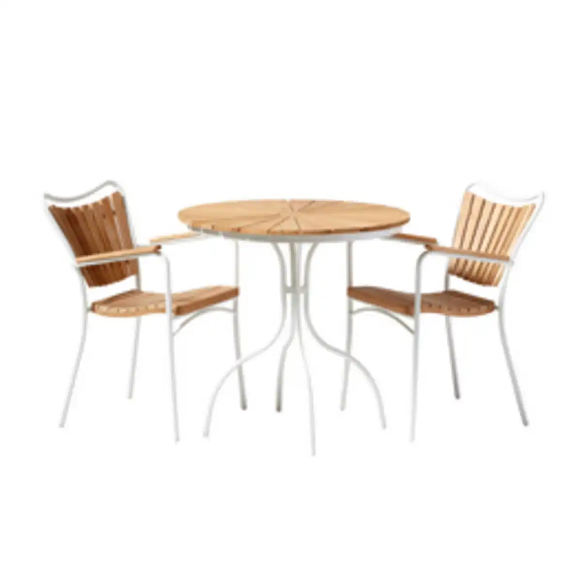 Bild 1 von Cinas Balkonset »Ellen«, Tisch: H: 73cm, Ø 80cm; Stühle: B 59xH 72xT 57cm