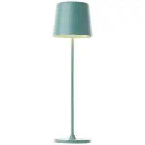 Brilliant LED Akku-Tischlampe Kaami 37 cm dimmbar USB-Kabel grün warmweiß