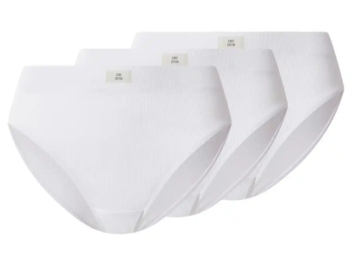 Bild 3 von ESMARA® Damen Gerippte Slips, 3 Stück