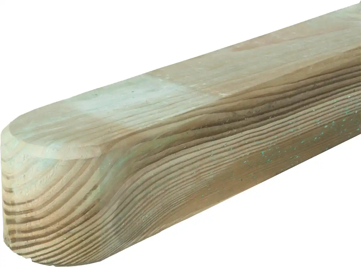Bild 1 von Rundkopfpfosten 85 cm, 90 x 90 mm, kesseldruckimprägniert