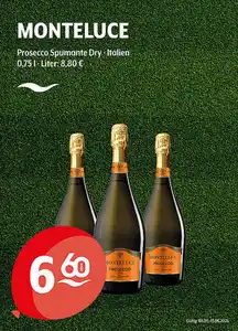 MONTELUCE Prosecco Spumante DryItalien