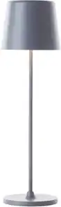 Brilliant LED Akku-Tischlampe Kaami 37 cm dimmbar USB-Kabel grau warmweiß