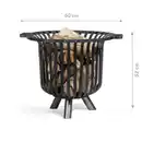 Bild 3 von CookKing Feuerkorb »Verona 60«, BxHxT: 60 x 52 x 60 cm, schwarz