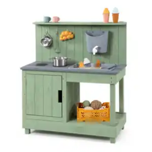 MUDDY BUDDY Matschküche »Mud Expert«, LxBxH: 80x40x90 cm, Holz