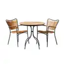 Bild 1 von Cinas Balkonset »Ellen«, Tisch: H: 73cm, Ø 80cm; Stühle: B 59xH 72xT 57cm