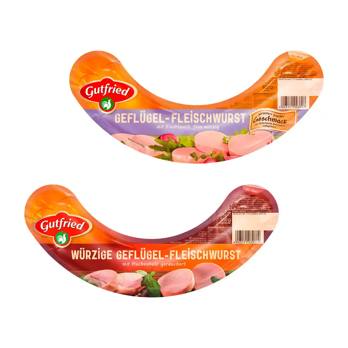 Bild 1 von GUTFRIED Geflügel-Fleischwurst