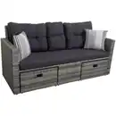 Bild 2 von GARDEN PLEASURE Loungesofa, Kunststoff, 3-teilig