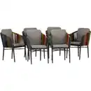 Bild 1 von acamp® Stapelsessel-Set »MANHATTAN«, 6 Sitzplätze, Aluminium, inkl. Auflagen