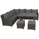Bild 3 von GARDEN PLEASURE Eckloungeset »Oviedo«, 8 Sitzplätze, Aluminium/Kunststoff/Polyester, inkl. Auflagen