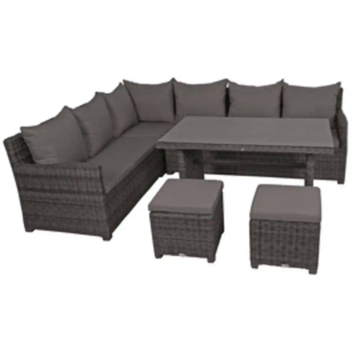 Bild 3 von GARDEN PLEASURE Eckloungeset »Oviedo«, 8 Sitzplätze, Aluminium/Kunststoff/Polyester, inkl. Auflagen