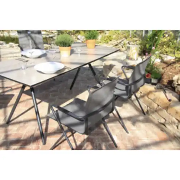 Bild 3 von acamp® Loungemöbel-Gruppe »ALPHA«, anthrazit nero