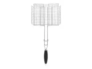 GRILLMEISTER Grillkorb / Zylinderkorb-Set / Fisch-Grillguthalter / Hamburger-Grillguthalter