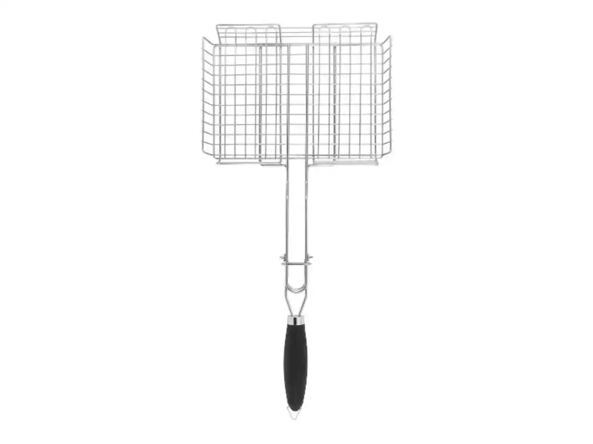 Bild 1 von GRILLMEISTER Grillkorb / Zylinderkorb-Set / Fisch-Grillguthalter / Hamburger-Grillguthalter