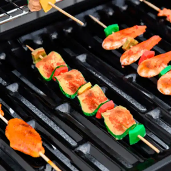 Bild 2 von Outsunny Grill, Grillfläche: 73,5L x 36B cm, schwarz