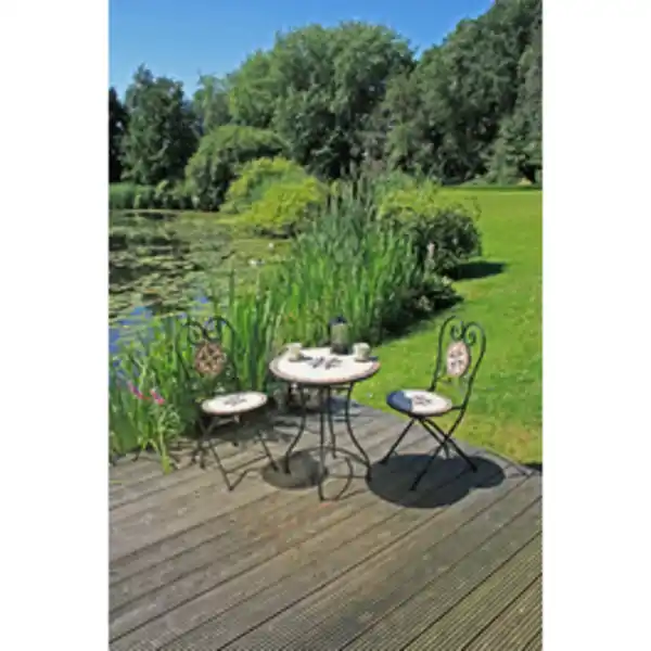 Bild 2 von GARDEN PLEASURE Balkonmöbelset »Amarillo«, Metall, 3-teilig