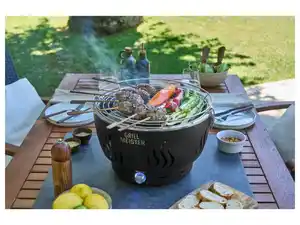 GRILLMEISTER Holzkohlegrill »GAG 34 D1« mit Aktivbelüftung