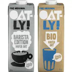 Oatly Haferdrink, Hafer Barista oder Aufstrich