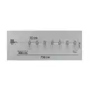 Bild 2 von GLOBO LIGHTING LED-Lichterkette »NIRVANA«, 10xLED, bunt, 700 cm