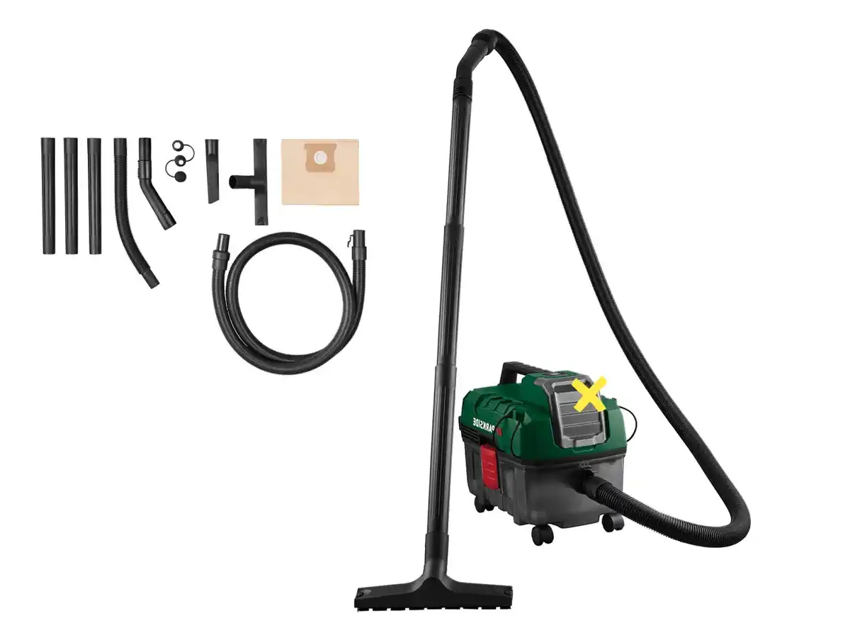 Bild 1 von PARKSIDE Akku-Nass- und Trockensauger 20 V