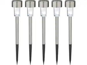 LIVARNO Mini-LED-Solar-Leuchten,  5 Stu