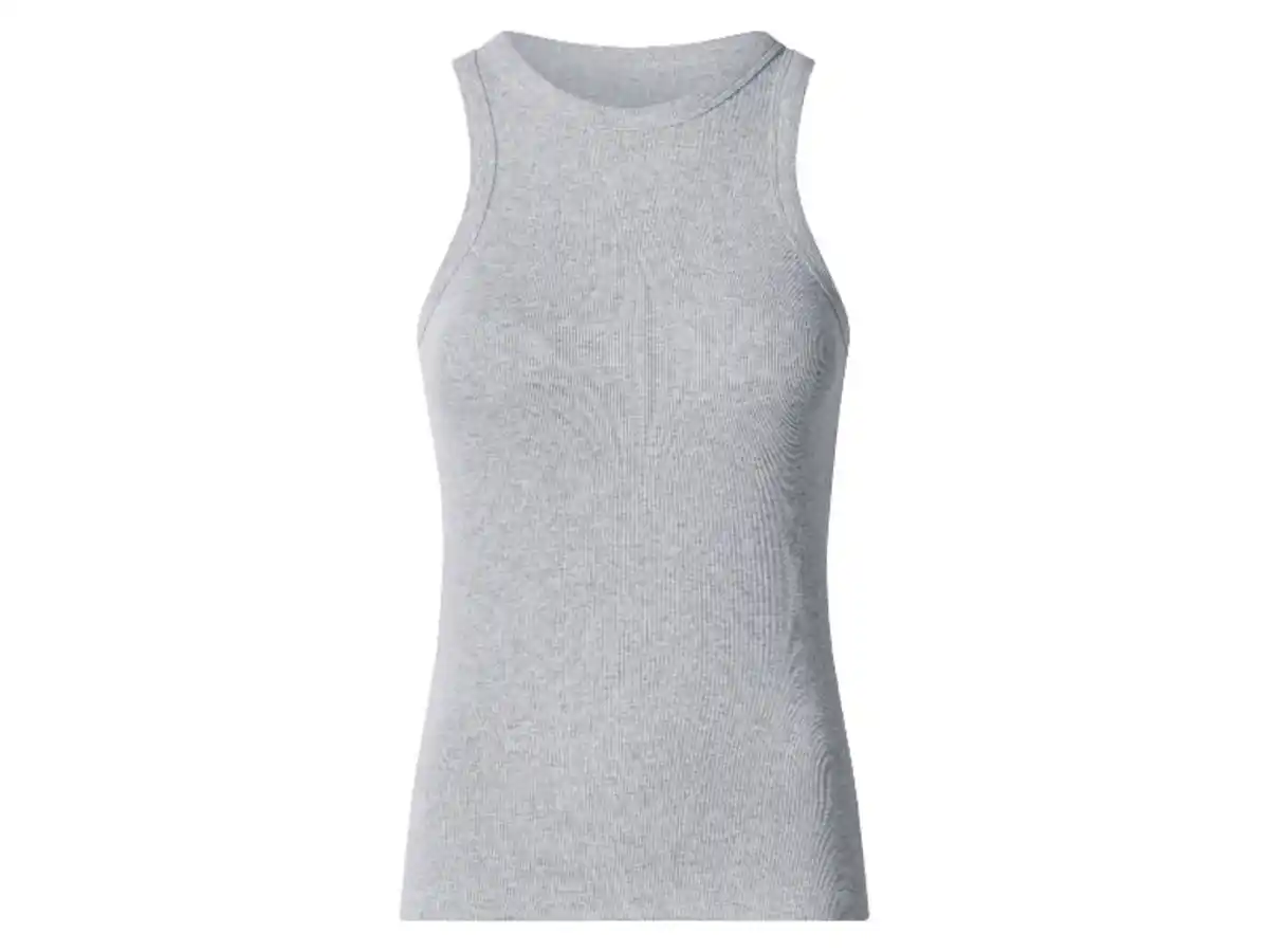 Bild 1 von ESMARA® Damen geripptes Achselhemd