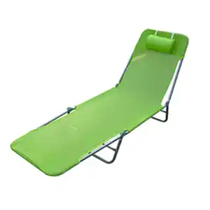 Outsunny Gartenliege, Stahl, inkl. Auflagen, BxHxT: 182 x 24,5 x 56 cm