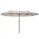 Bild 1 von Outsunny Sonnenschirm, Höhe: 240 cm, beige